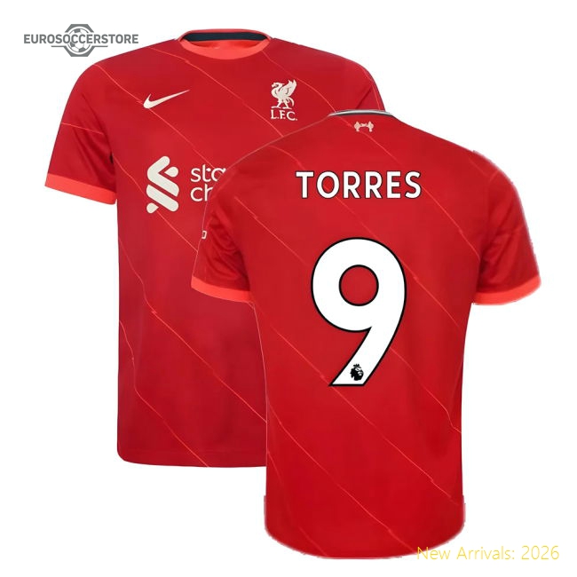 2021-2022 Liverpool Kids Non-toxic Torres Jersey Dri-fit