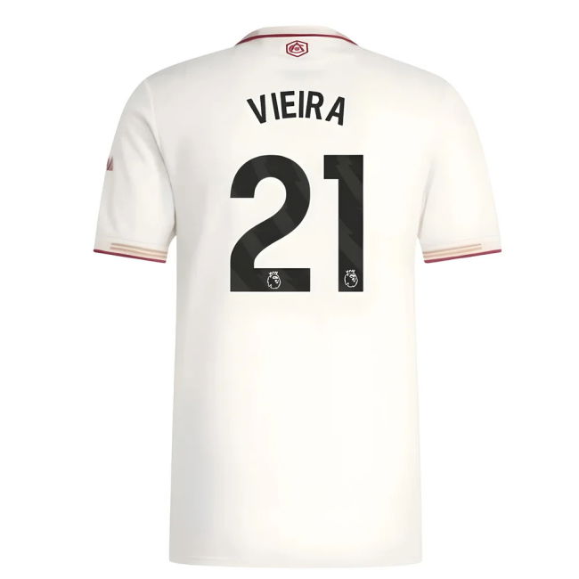 Vieira 21 Arsenal First Team Supporter Shirt - Adults Version