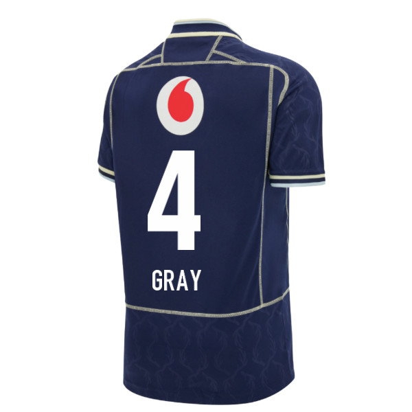[LLS] 2026-2027 Scotland Rugby Home Replica Shirt (Kids) (Gray 4)