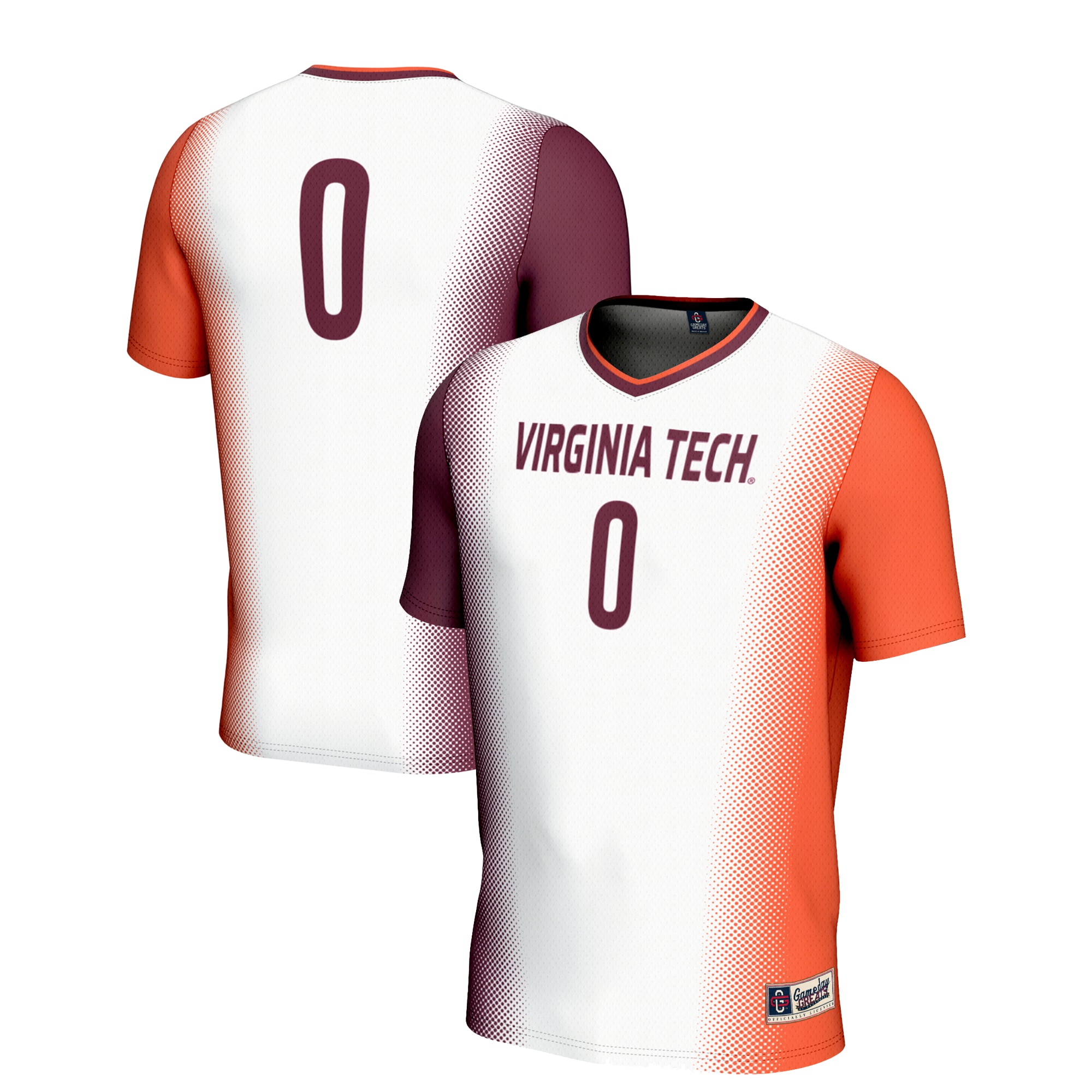 [LK] Virginia Tech Hokies GameDay Greats Lightweight Women's Soccer Jersey - White