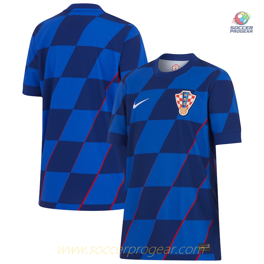 Croatia Away Kids Football Jersey 2024-2025 Edition Season