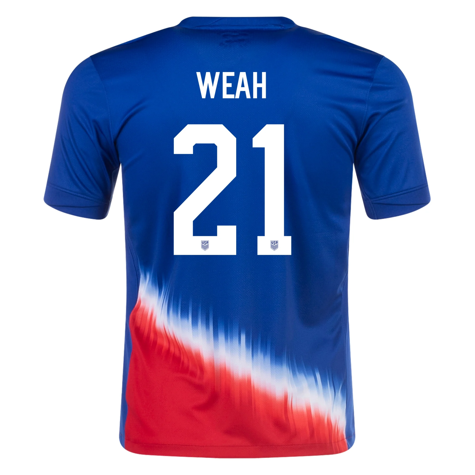 USA Timothy Weah 2024-2025 Away Jersey –  Player Version S