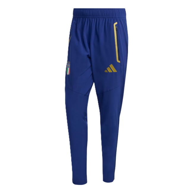 2026-2027 Italy Tiro Travel Pants (Blue) Euro Oranje Netherlands