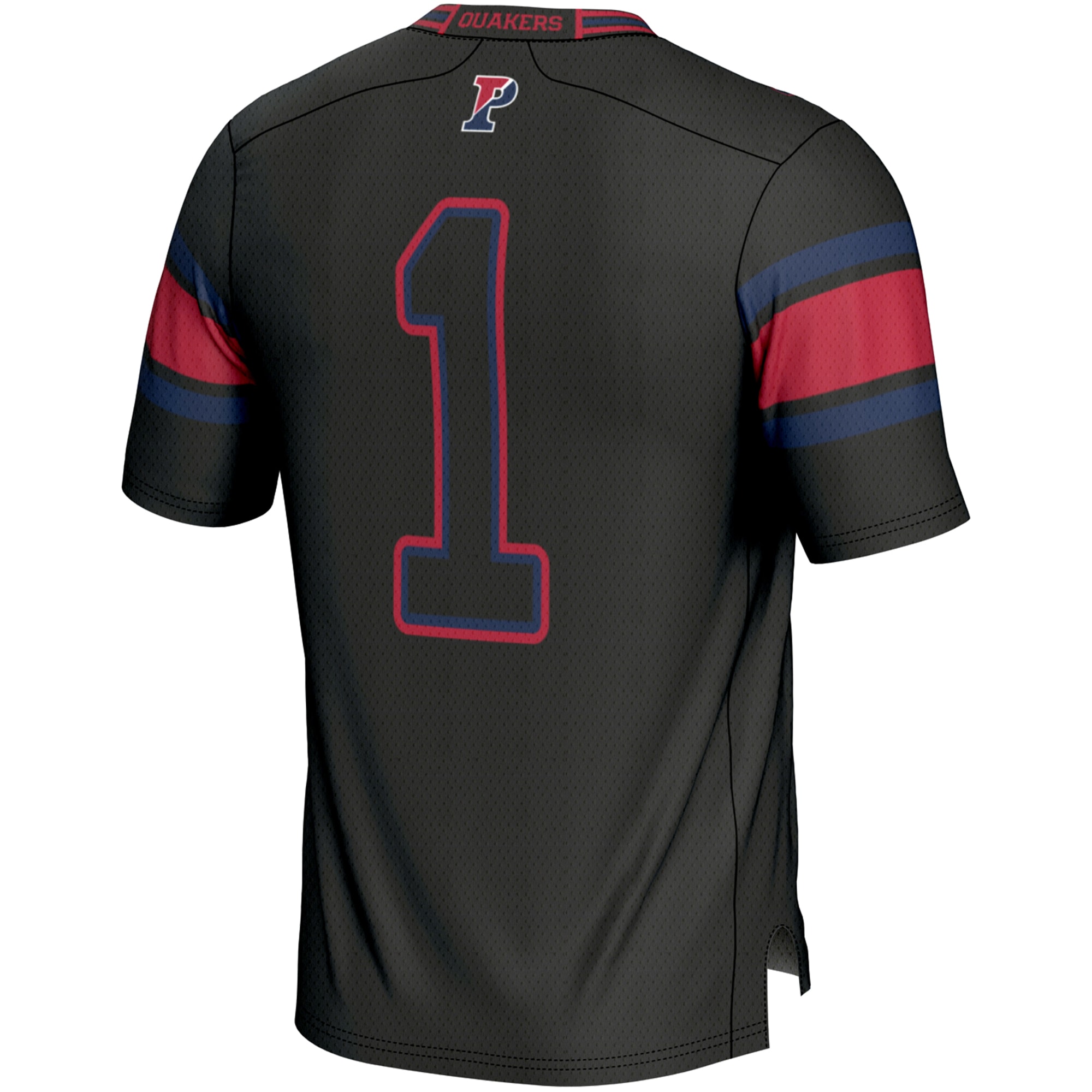 #1 Pennsylvania Quakers GameDay Greats Youth Endzone Football Jersey - Black
