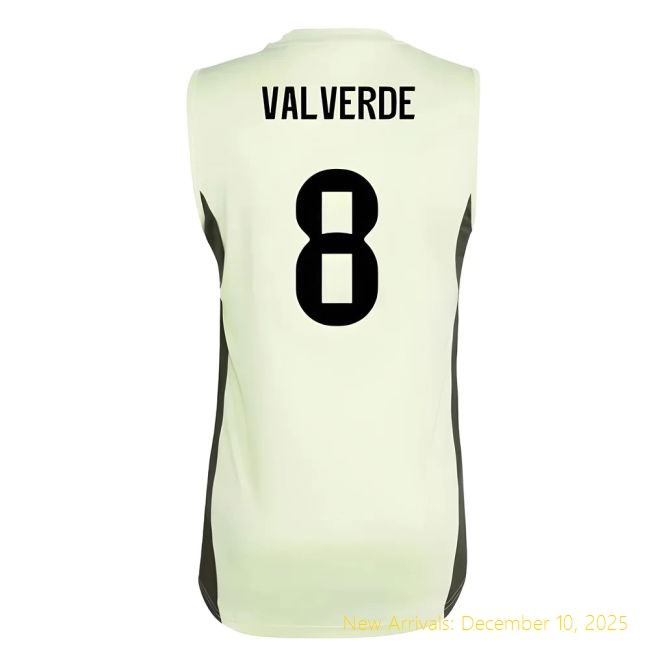 2025-2026 Real Madrid Training Jersey - Elite Jersey (Valverde 8)
