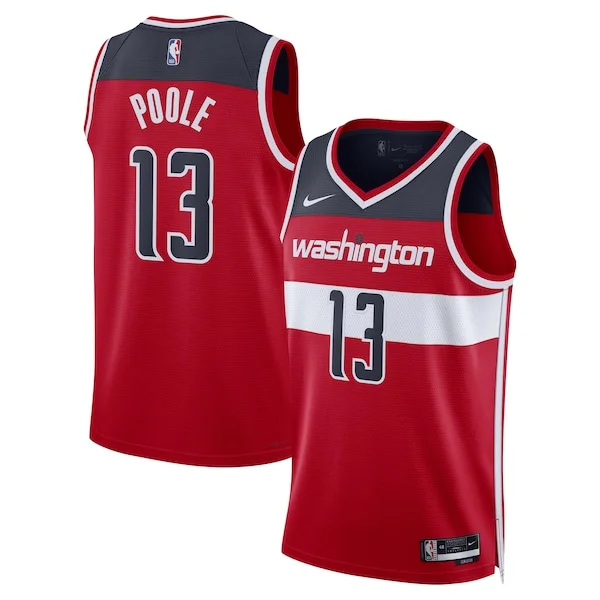 Jordan Poole WAS Swingman Jersey - top-tier NBA - Red game-day