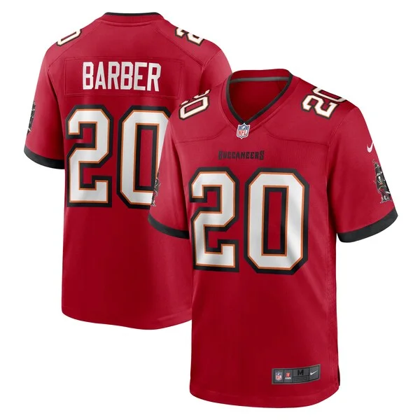 None Ronde Barber Game Jersey - Red | NFL Player Jersey | NFL Football