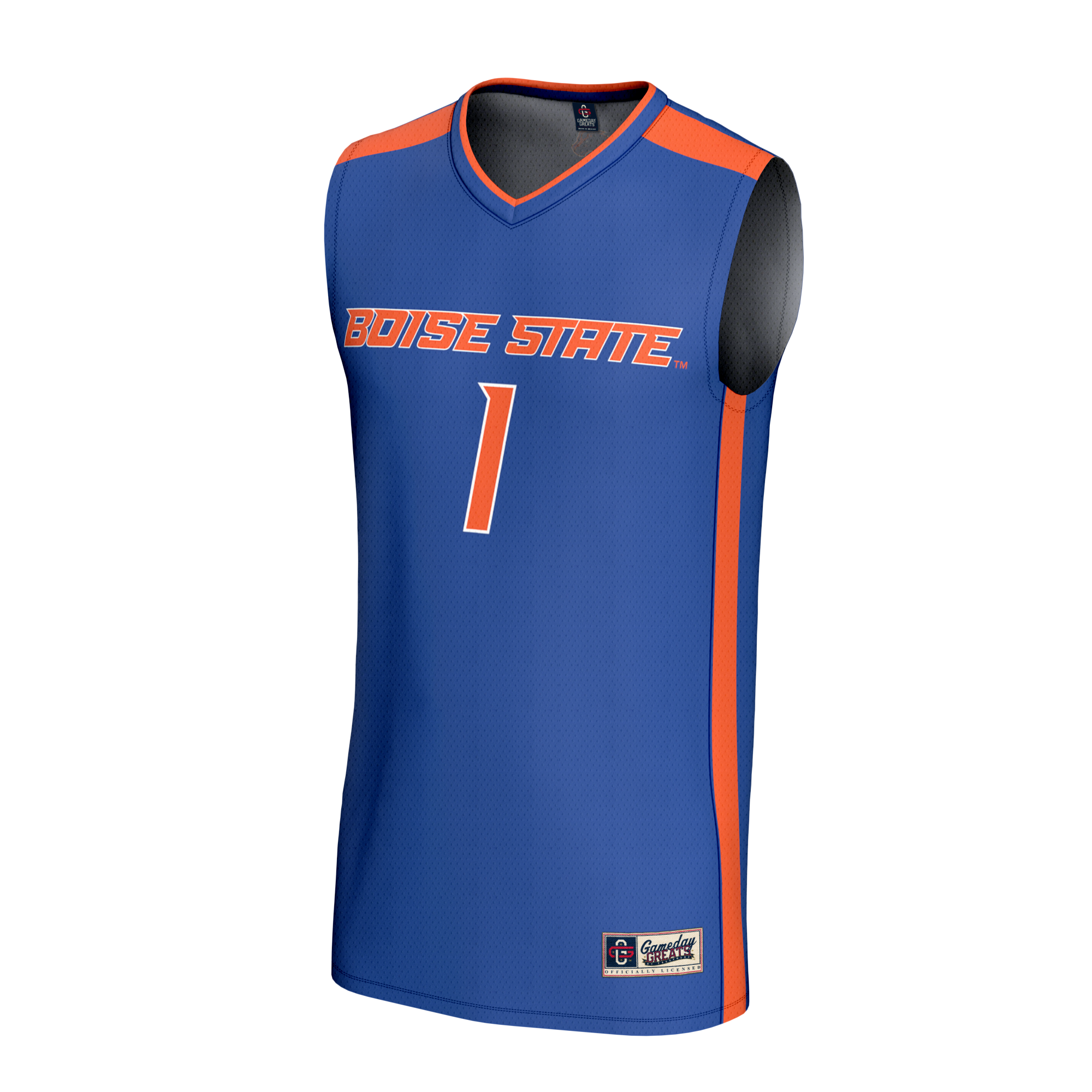 Boise State Broncos GameDay Greats Youth Lightweight Collegiate Basketball Fashion Jersey - Royal