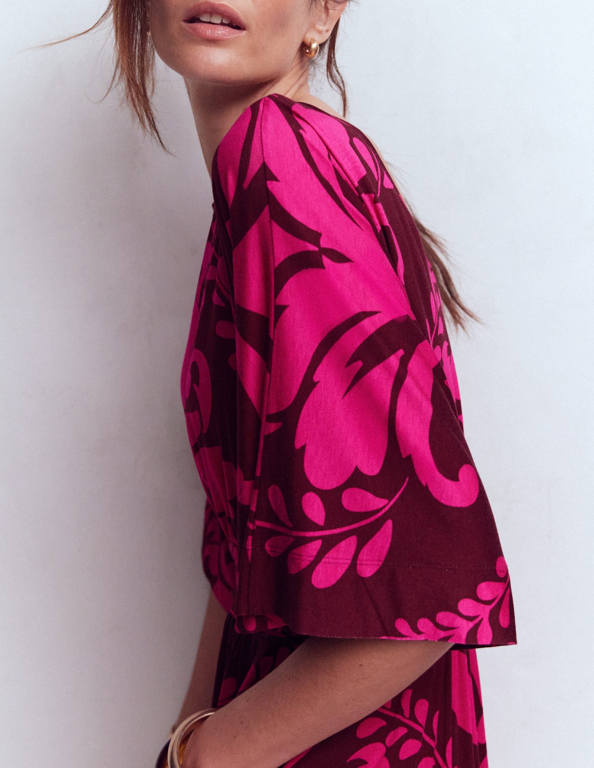 Imelda Kimono Jersey Dress