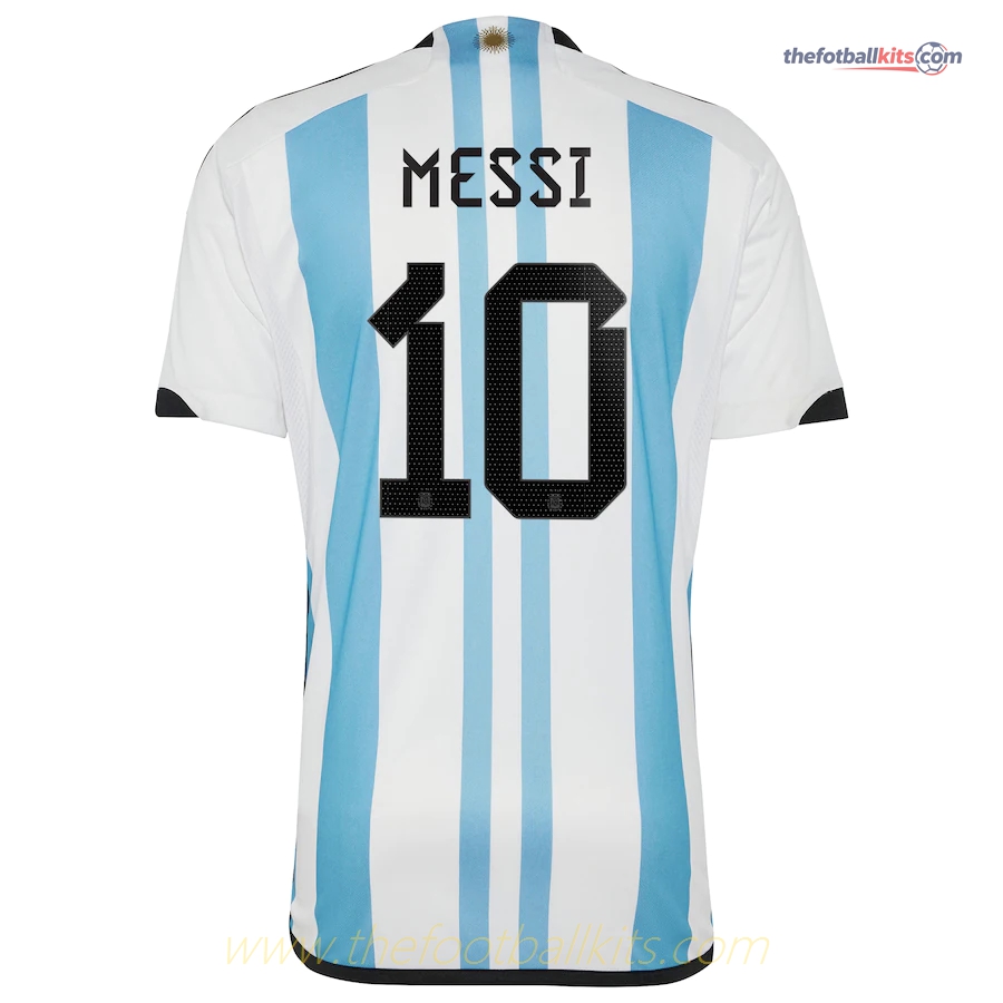 Argentina Home Kit 2022 with Messi 10 printing