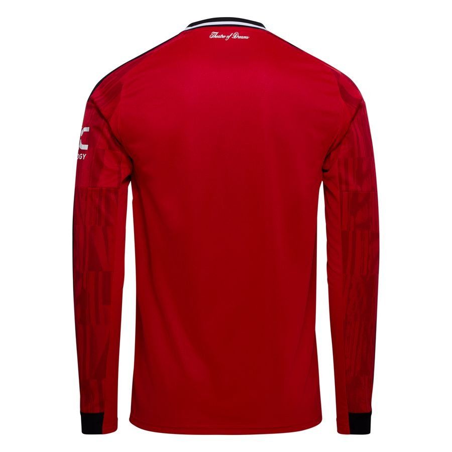 Manchester United Home Shirt 2025/26 Kids Long Sleeves