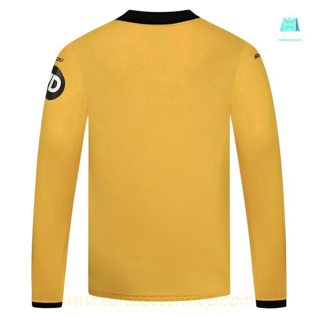 2025-2026 Wolves Long Sleeve Home Shirt - Kids (Bellegarde 27)