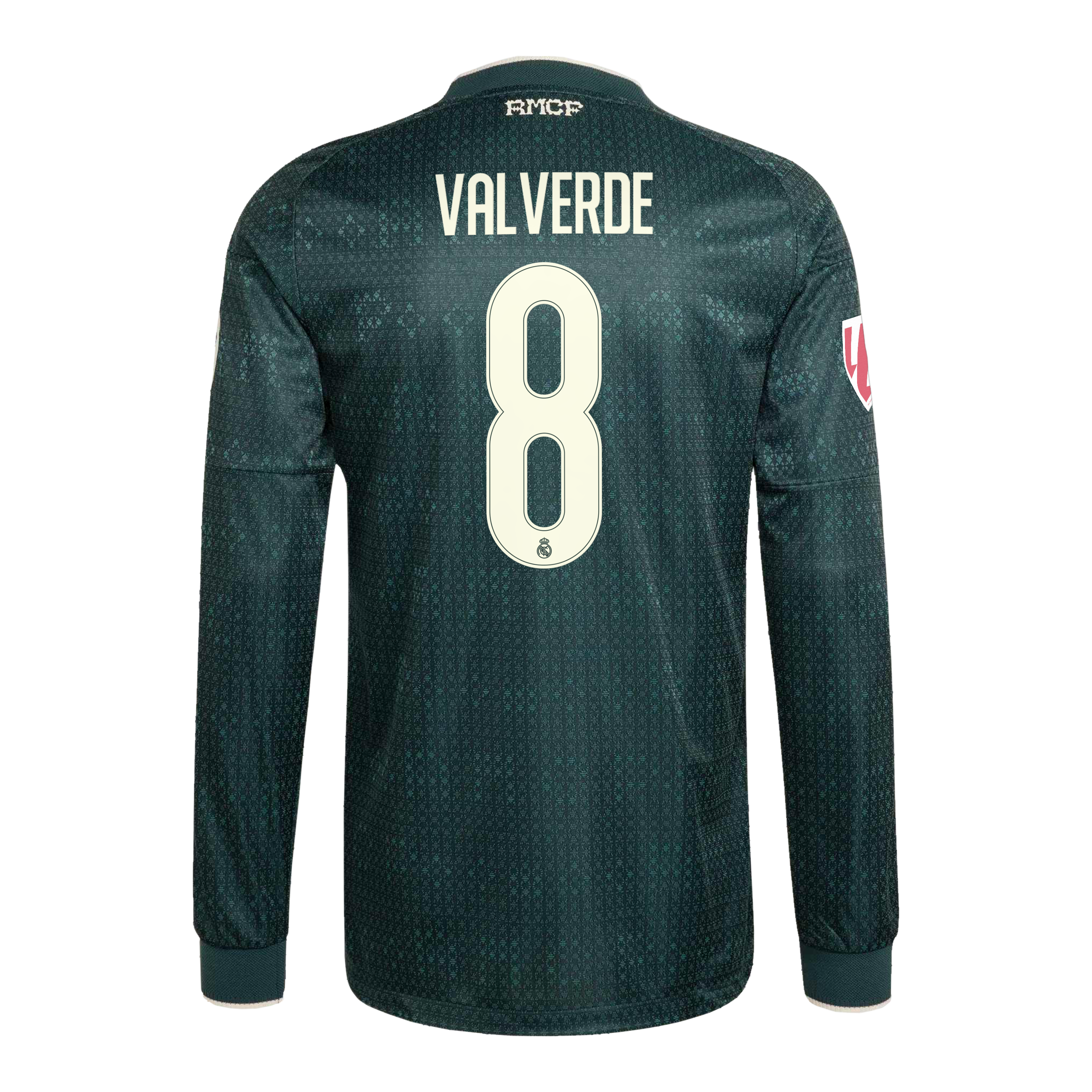 [LK] Federico Valverde Real Madrid 2026/27 Away On-Field Authentic Long Sleeve Jersey - Green