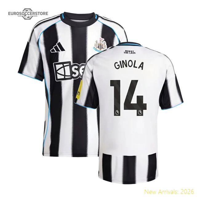 Premium 2025-2026 Newcastle Home Shirt (ginola 14) - Premium Quality