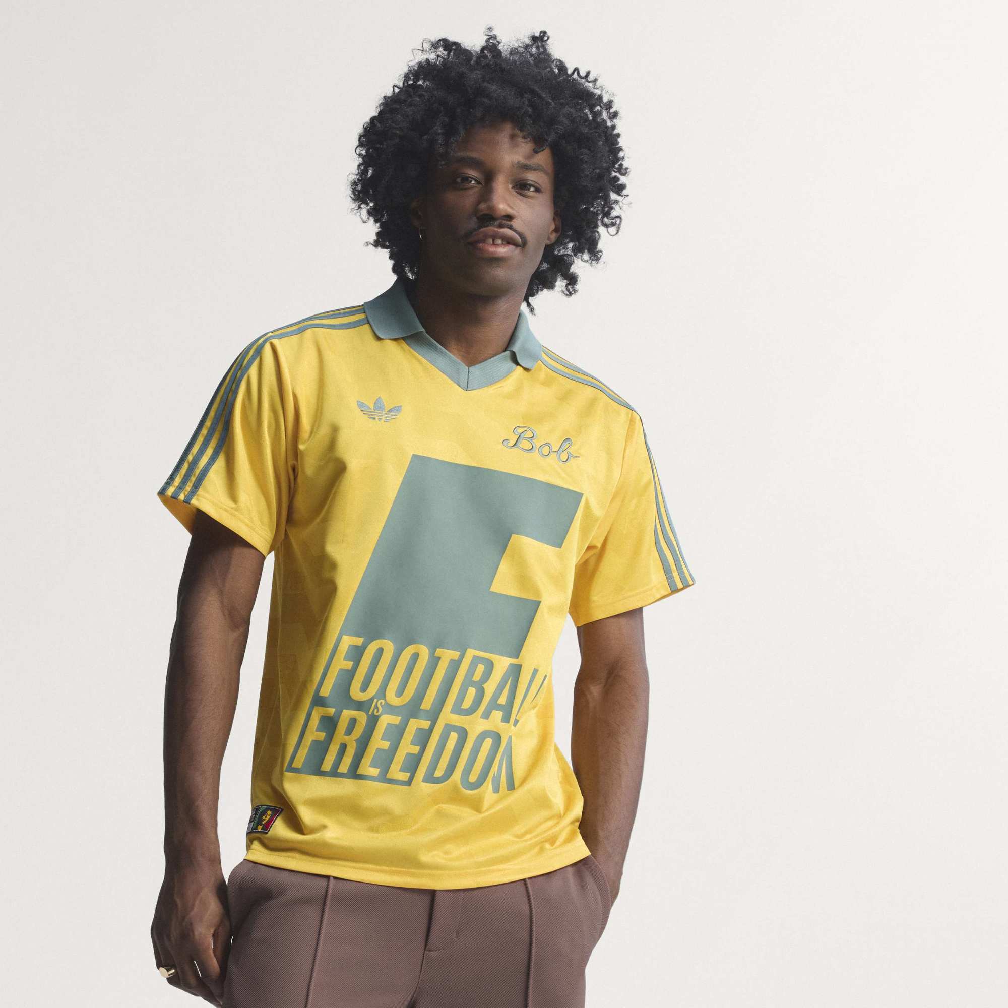 [SJH] Jamaica National Team x Bob Marley Originals Fashion Jersey - Yellow