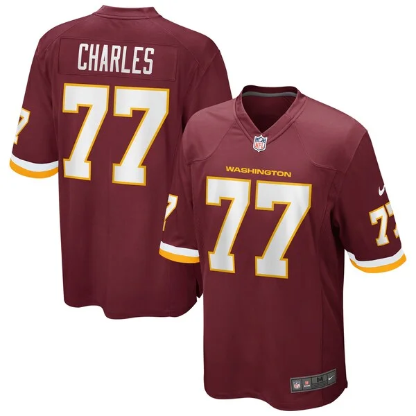 None Saahdiq Charles Game Jersey - Burgundy | NFL Player Jersey
