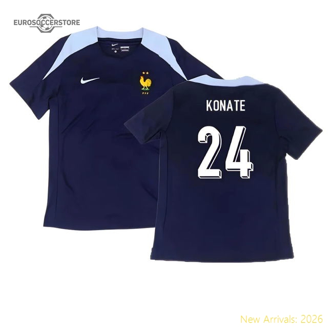 Top France 2024-2025 Official Training Shirt Ventilation
