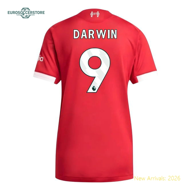 2025-2026 Liverpool Home Fan Version Womens Shirt Soccer Fan Gear
