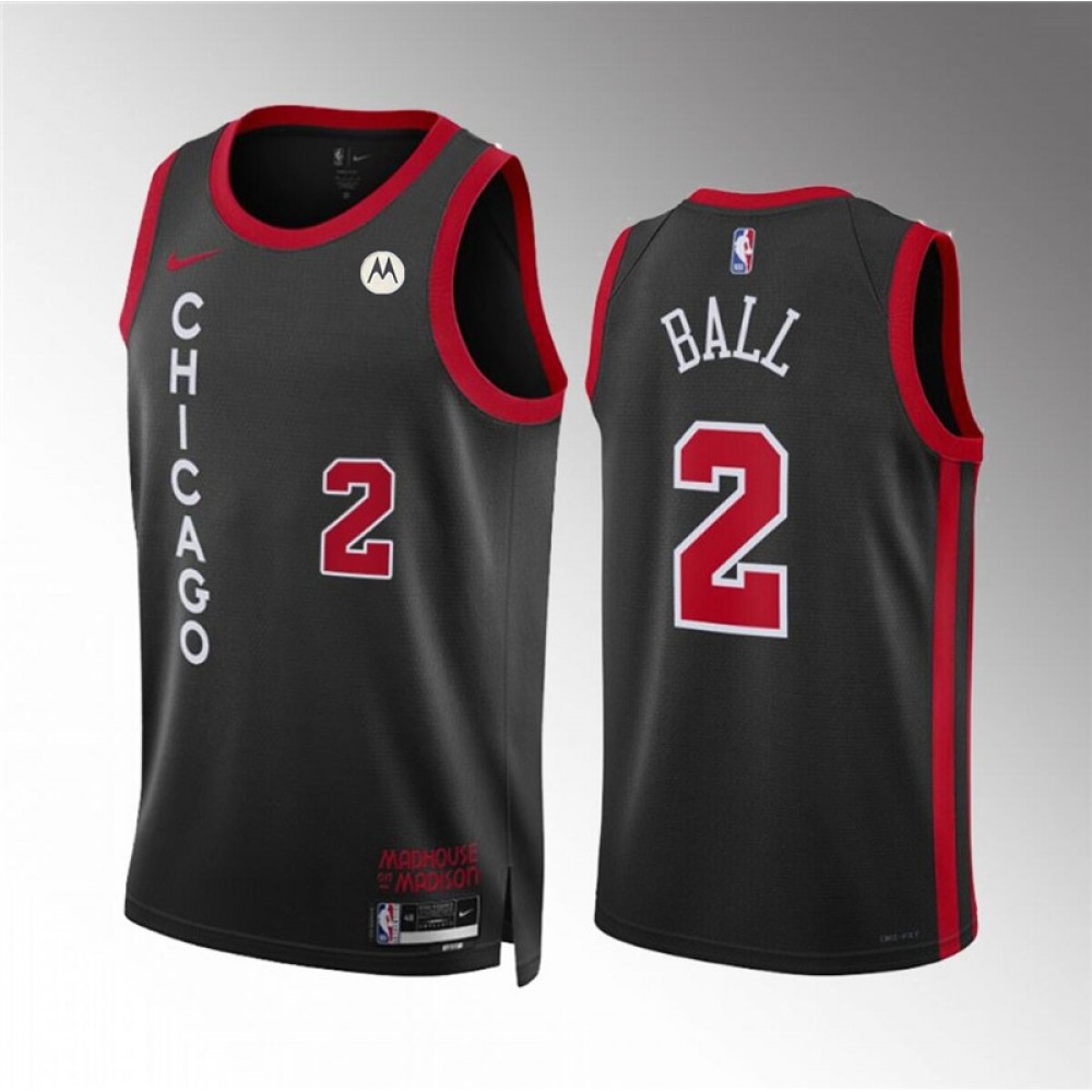 Chicago Bulls 2 Jersey - Black City Edition - Fan Favorite