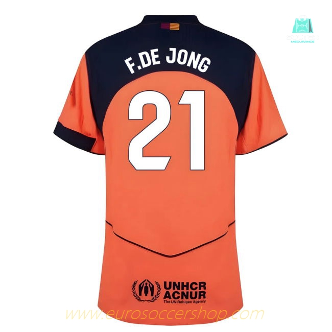 2025-2026 Barcelona Authentic Third Shirt (F.De Jong 21)