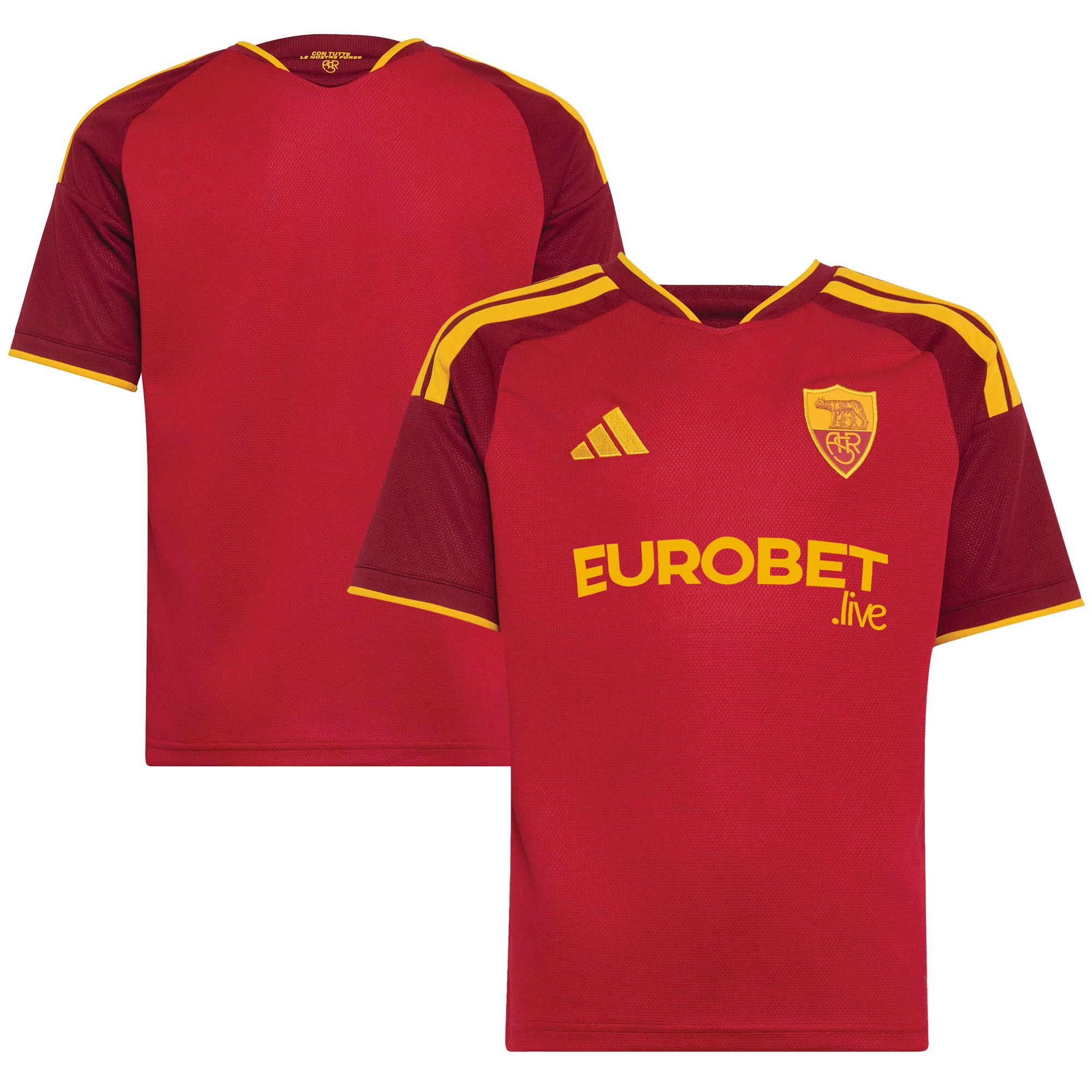 [SD] AS Roma Youth 2026/27 Home Replica Jersey - Red