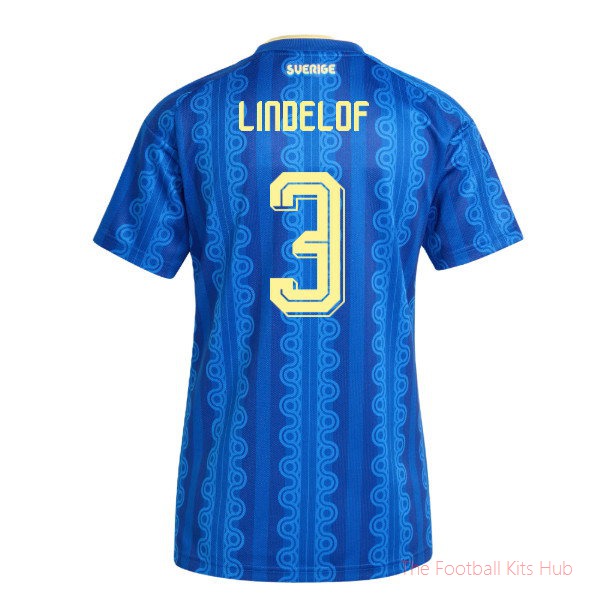 2026-2027 Sweden Away Shirt (Womens) (Lindelof 3)