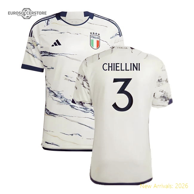 Italy Away Kit 2023-2024 Supporter Jersey For Match Days