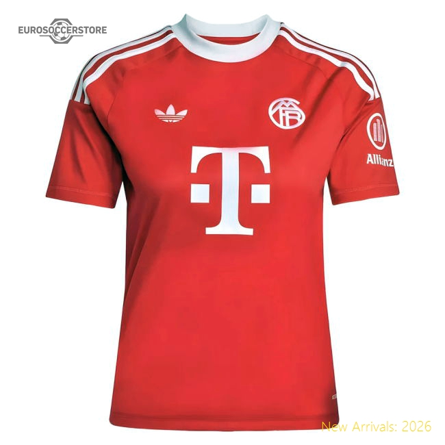 2025-2026 Bayern Munchen Third Goalkeeper Football Jersey (Pure Ruby) -