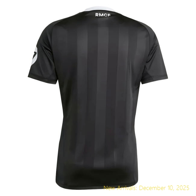2025-2026 Real Madrid Third Shirt - Authentic Kit - Black Color