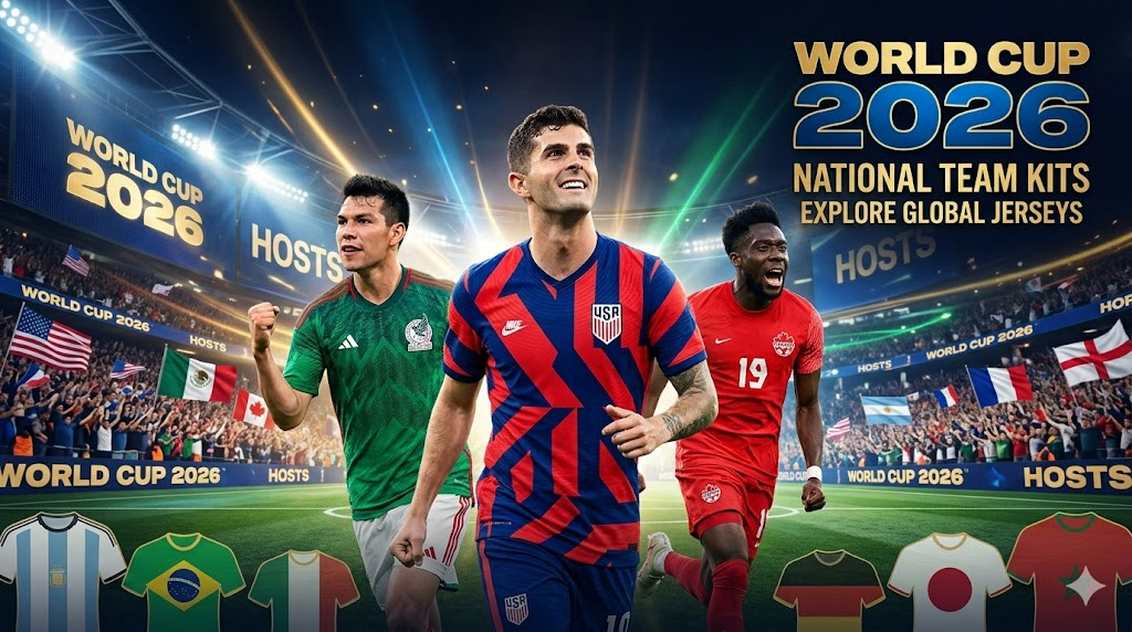 2026 World Cup National Team Jerseys Banner