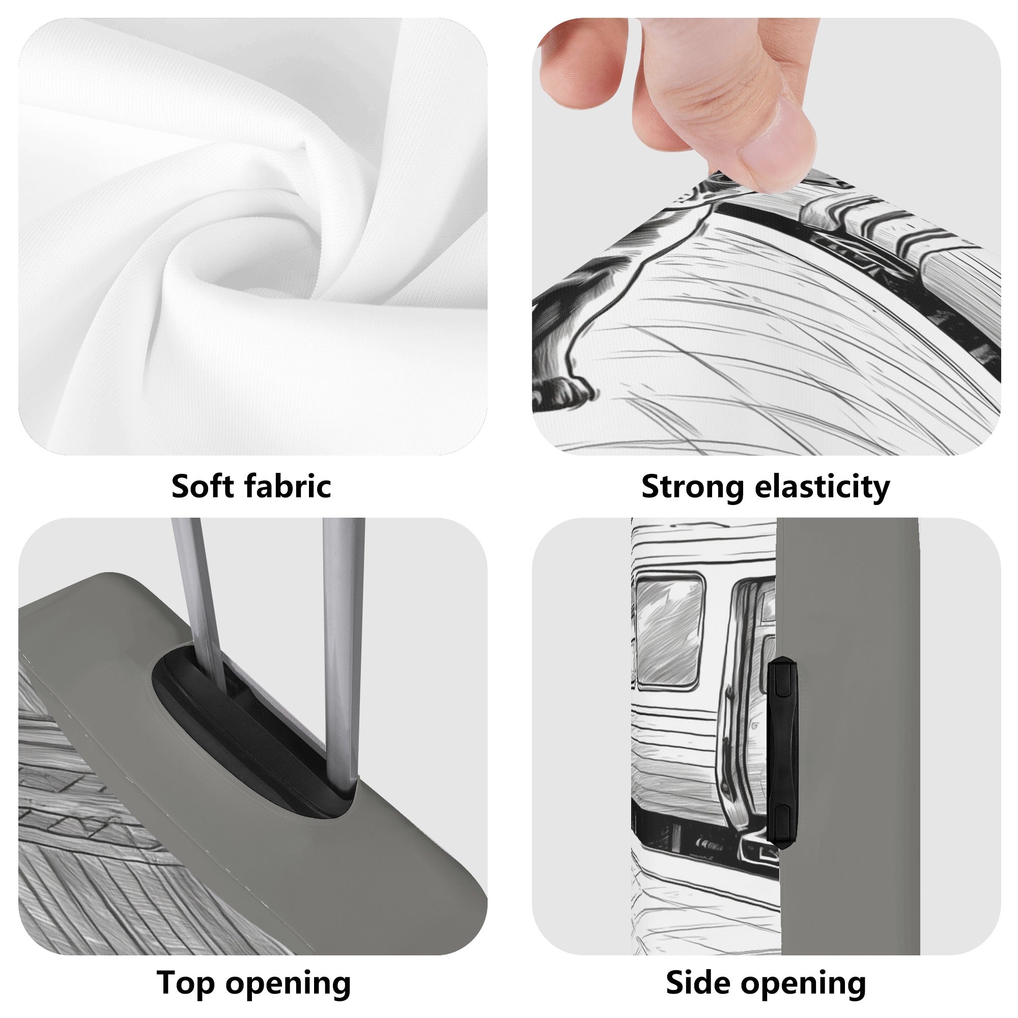 French Bulldog Dixie Luggage Cover Practical Pet Supply