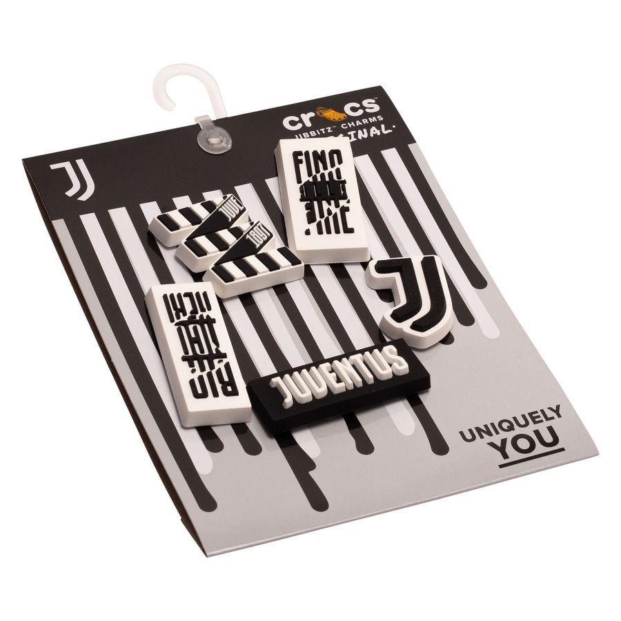 Crocs Jibbitz Juventus 5 Pack Jet Black/pure White