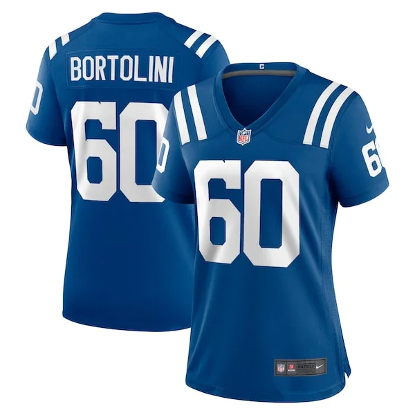None Tanor Bortolini Game Jersey - Royal | NFL Player Jersey