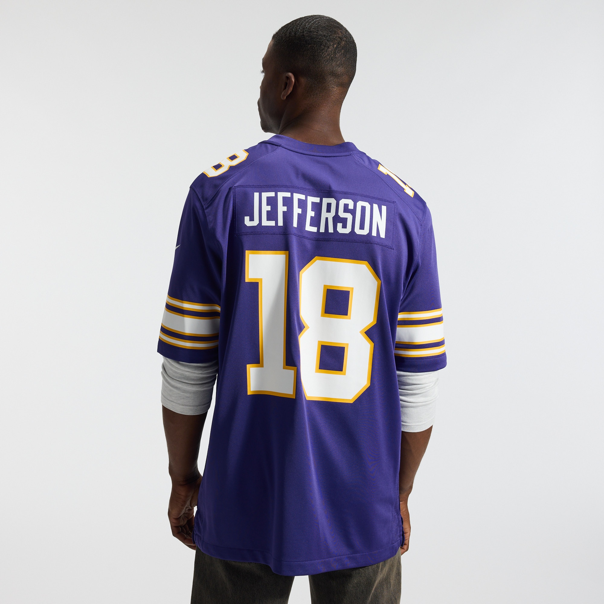 [ESK] Justin Jefferson #18 Minnesota Vikings Classic Player Game Jersey - Purple