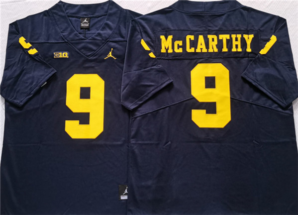 Men's Michigan UM Game 2024 match worn None #9 official Jersey