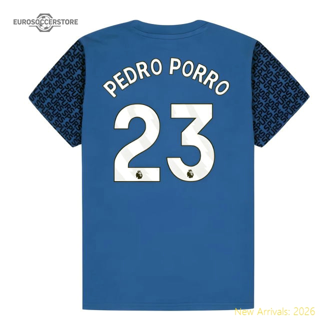 Official Tottenham Hotspur Graphic T-shirt (blue) - Kids (pedro Porro