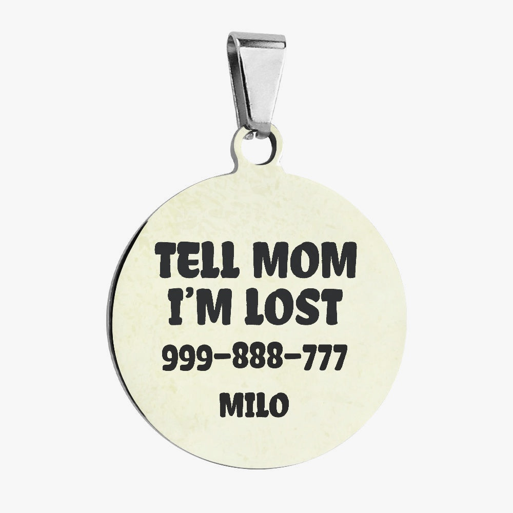 French Bulldog Tell Mom Custom Double Sided French Bulldog Tag Durable Dog Item