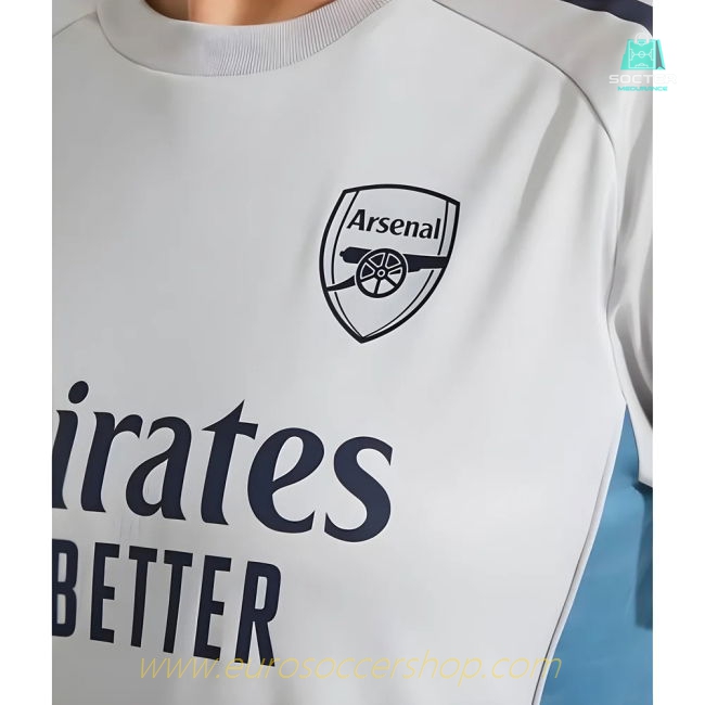 2025-2026 Arsenal Training Shirt (Grey Two) - Womens (Eze 10)