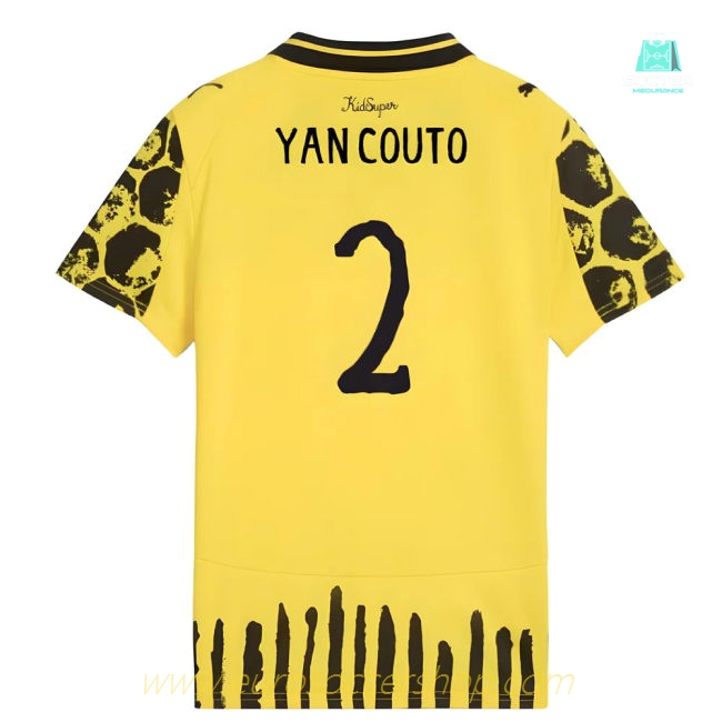 2025-2026 KIDSUPER x Borussia Dortmund CWC Shirt - Kids (Yan Couto 2)