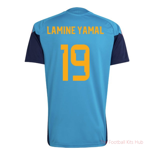 [EFS] 2026/27 Spain Training Jersey (Bold Aqua) (Lamine Yamal 19)