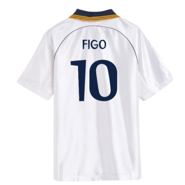 1998-2000 Real Madrid Reissue First Jersey (figo 10) - Fantastic Value