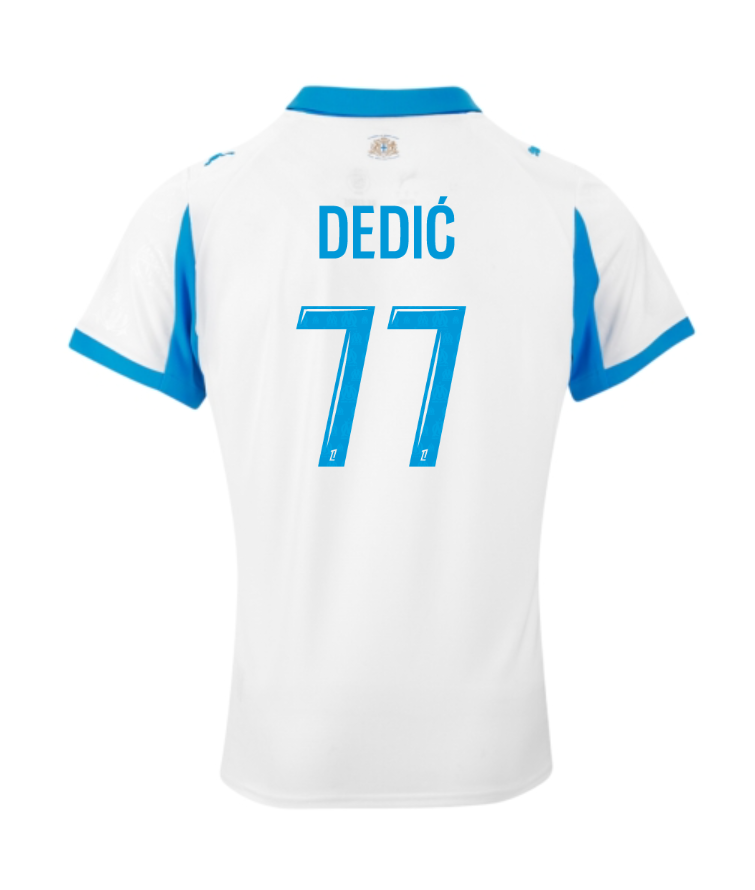 Marseille Home DEDIĆ 77 Football Jersey 25-26 Season