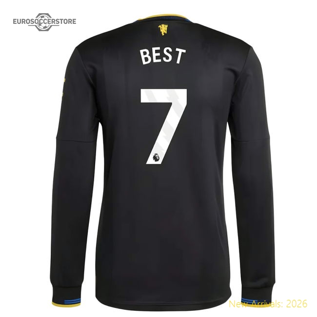 Official 2025-2026 Man Utd Authentic Long Sleeve Third Shirt (best 7