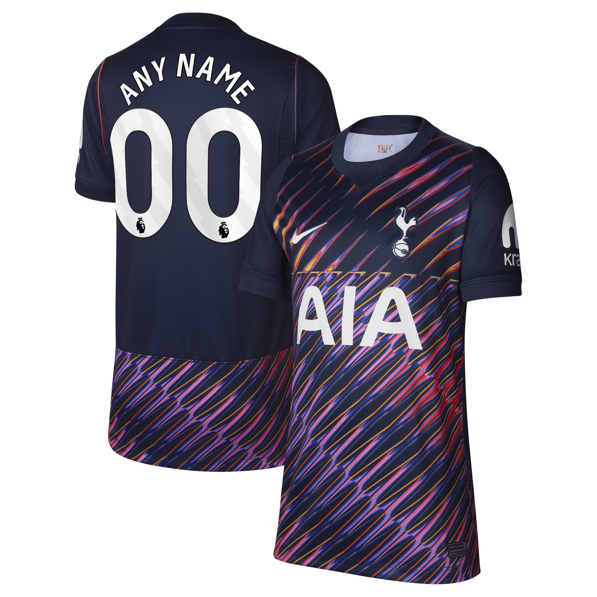 [JED] Tottenham Hotspur Youth 2026/27 Away Stadium Replica Custom Jersey - Navy