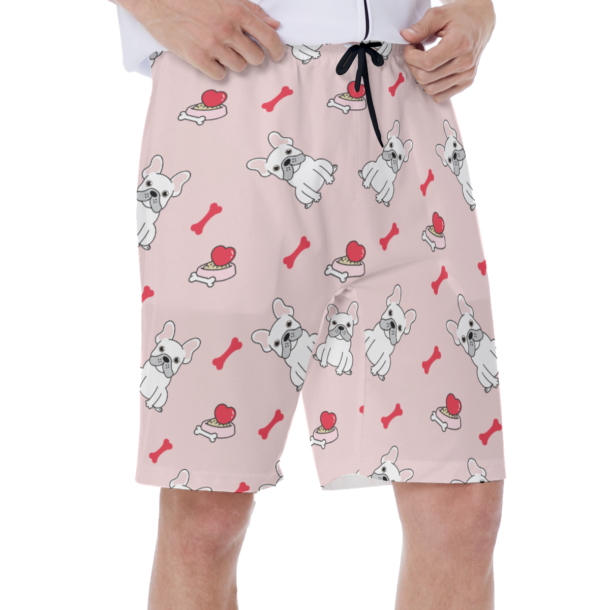 Durable Minimal-Aesthetic Romeo - Men's Beach Shorts for Dog Owners