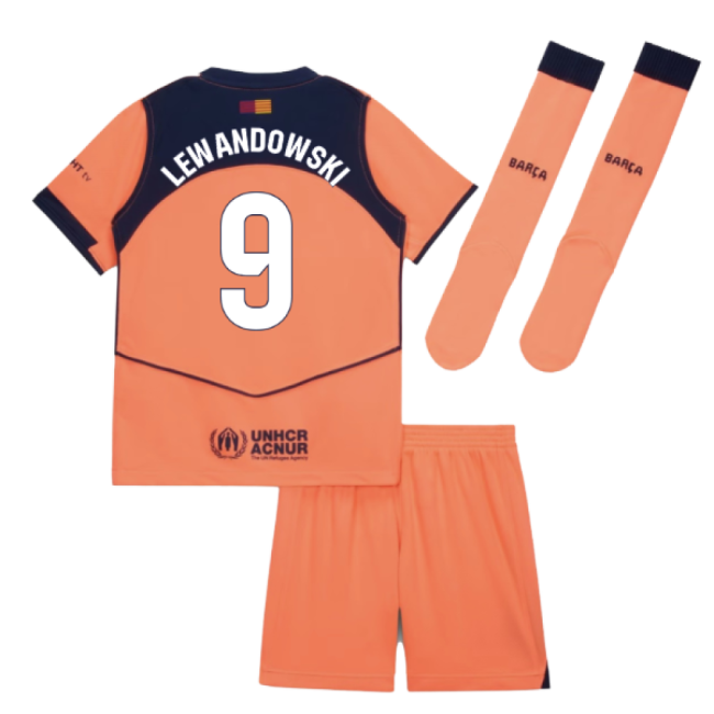 Excellent 2025-2026 Barca Third Mini Kit (lewandowski 9) - Great Value