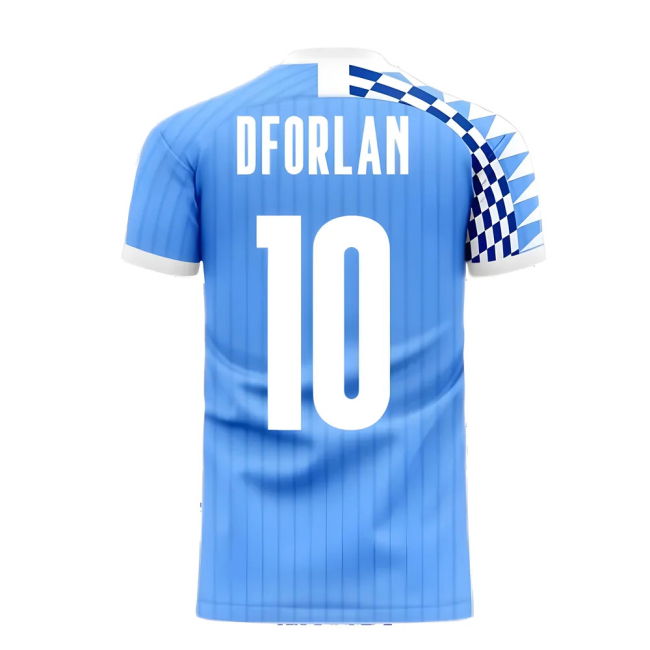 Football Uruguay 2025-2026 Home Concept Football Kit (Libero) (D