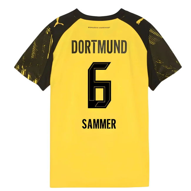 Match Quality Borussia Dortmund 2025-2026 Home Uniform (Kids) (3)