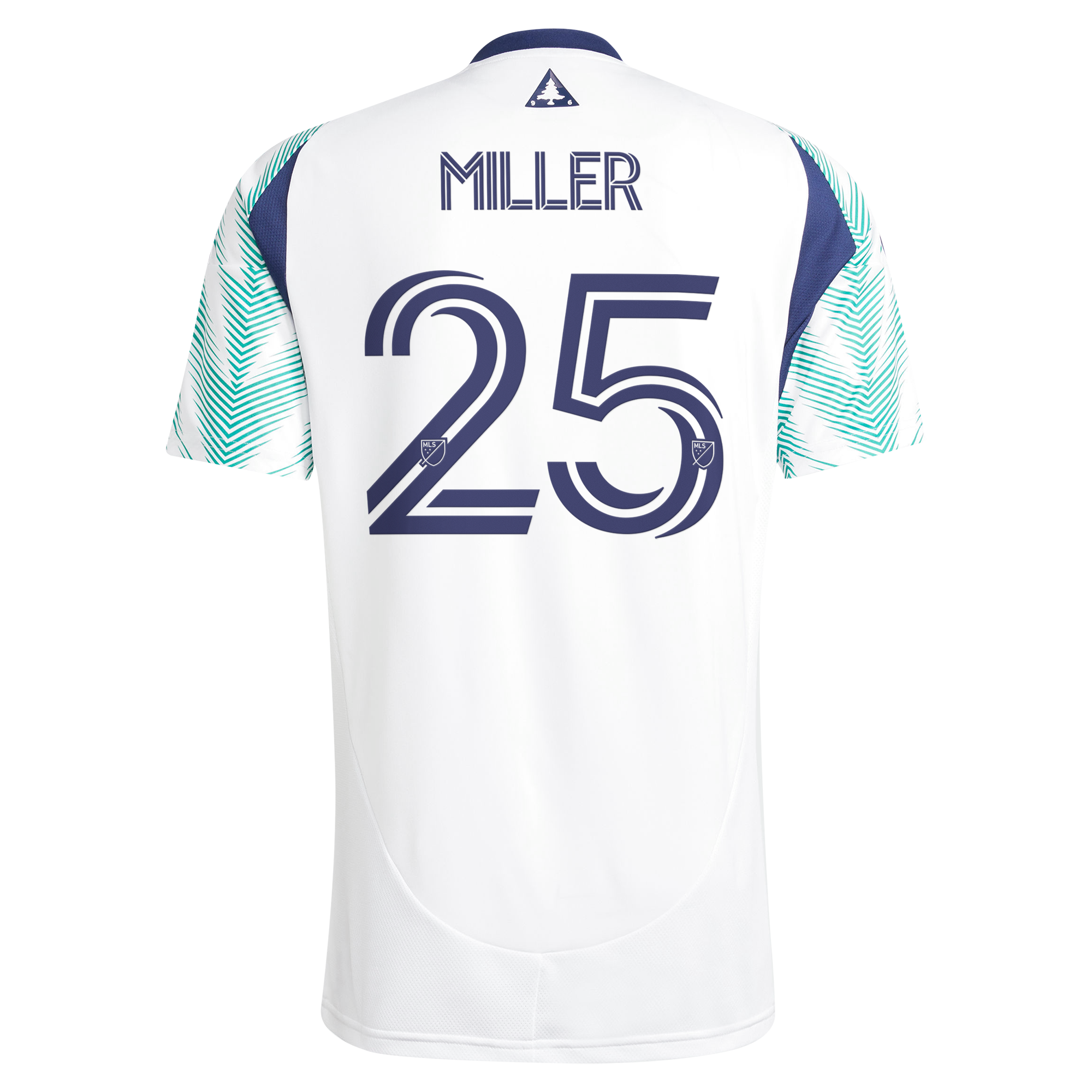 [LK] Peyton Miller New England Revolution 2025 Eastern White Pine X Flag of New England Replica Jersey - White