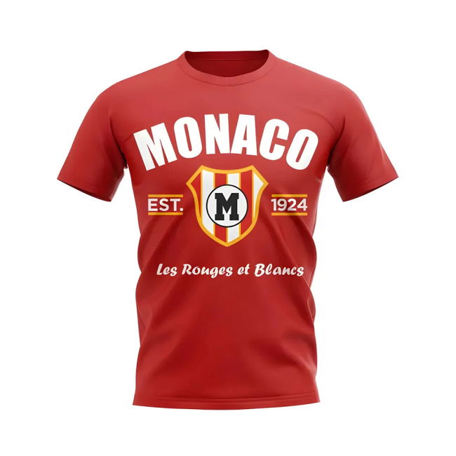 Official Monaco (asm) T-shirt - French Football - Premium Quality